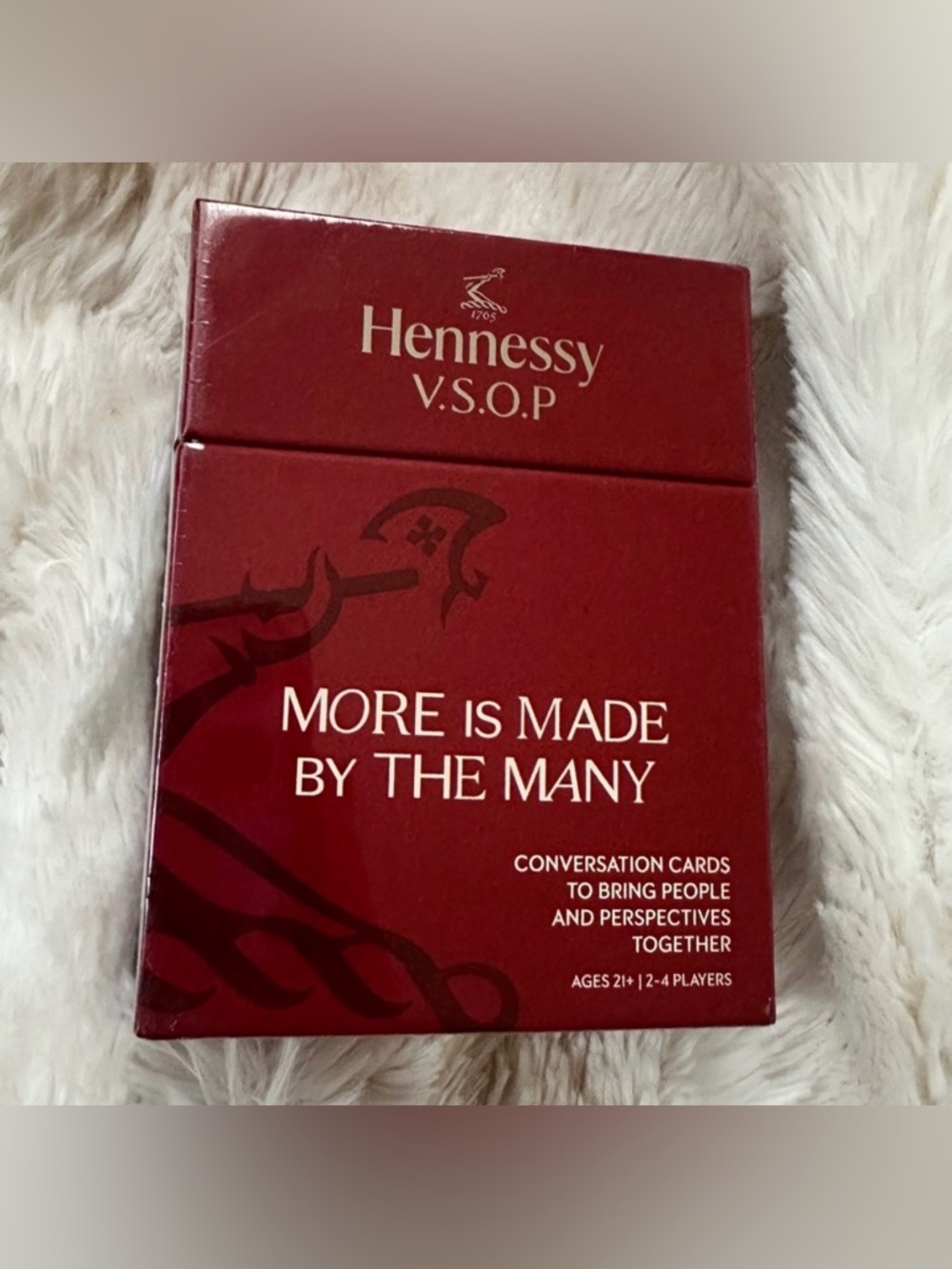 NWT Hennessy V.S.O.P Red Conversation Cards